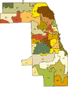 Illinois State Senators Map